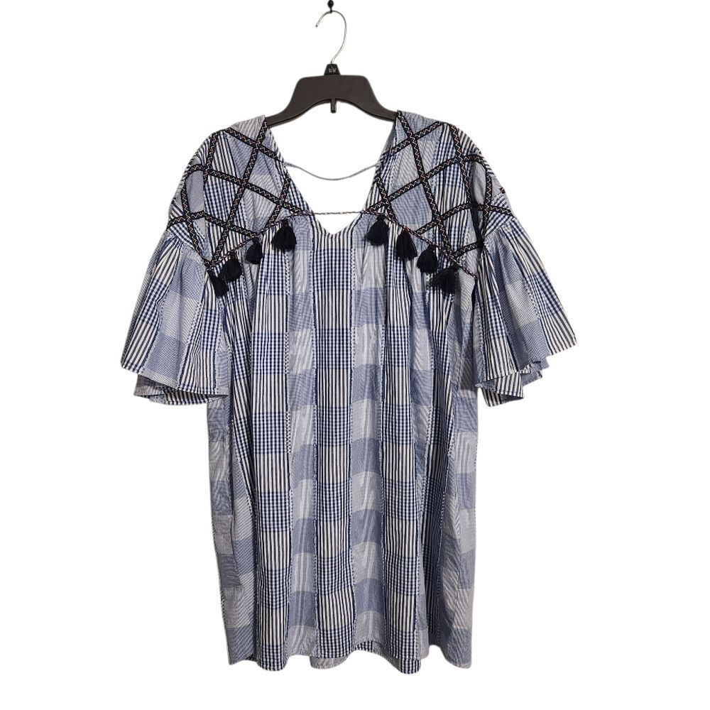 Anthropologie Maeve Tatum Tunic Dress Blue Small - Picture 4 of 11